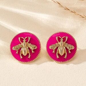 FASHION PINK EARRINGS